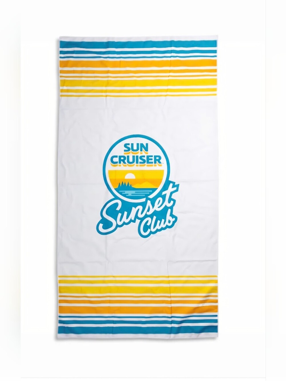New Unopened Sun Cruiser Sunset Club Beach Towel. 1st Picture From Promo Site